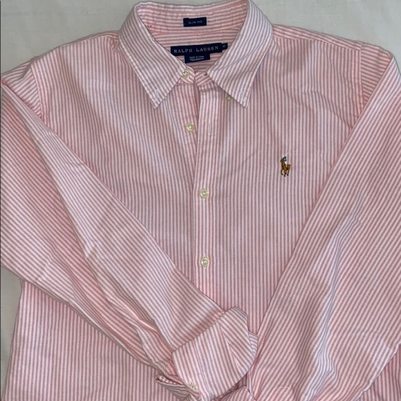 Ralph Lauren Tops - Ralph Lauren Pin Stripe Oxford Shirt